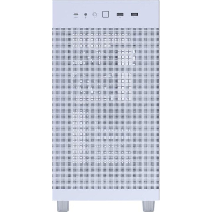ASUS PRIME AP303 Mesh-Gaming-ATX-Gehäuse mit erweitertem Management – ​​Weiß