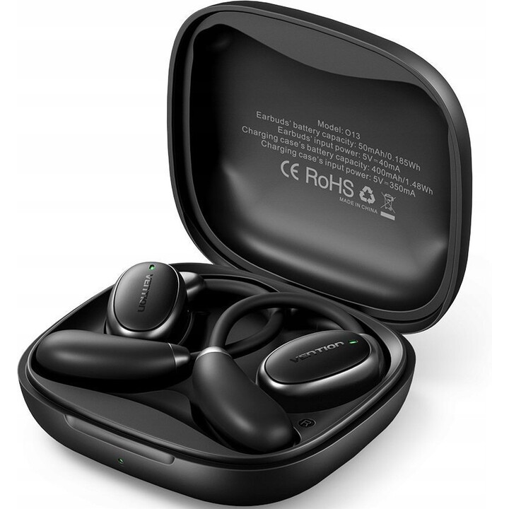 Vention Cuffie wireless open-back BT 5.4, nero