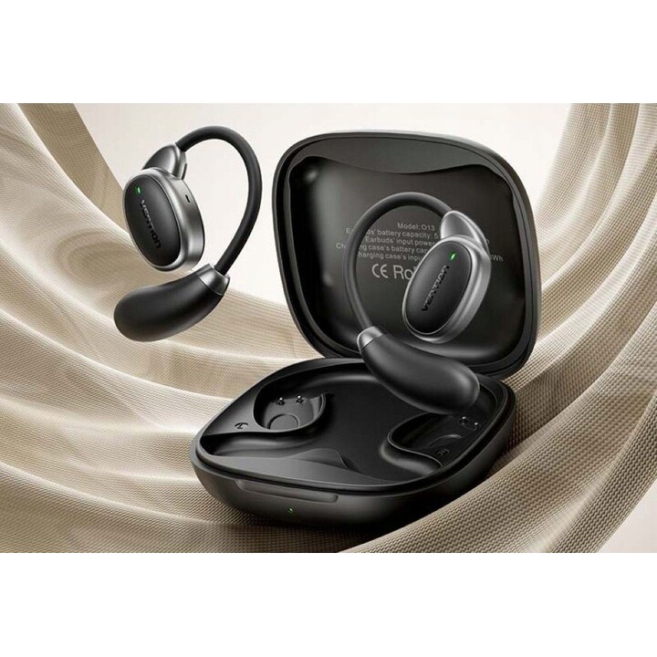 Vention Cuffie wireless open-back BT 5.4, nero