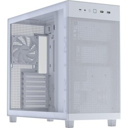Asus PRIME AP303 TG PC Tower Case, White, Tempered Glass, ATX/Micro ATX