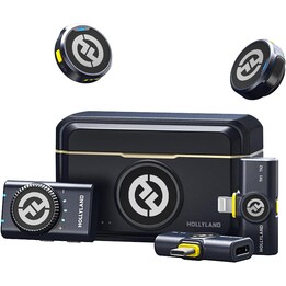 Microfono hollyland wireless lark m2 combo black