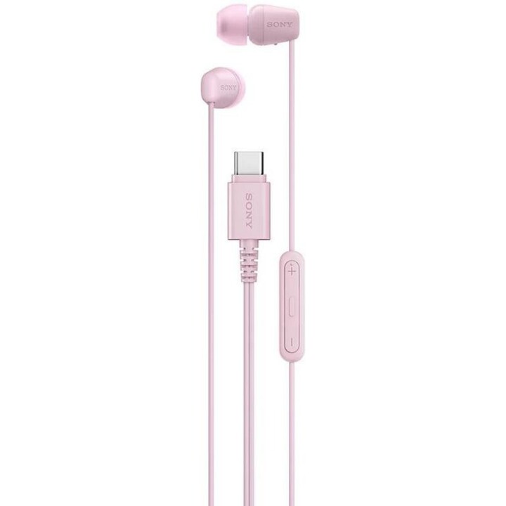 Sony IER-EX15C USB Type C Rose - Écouteurs filaires