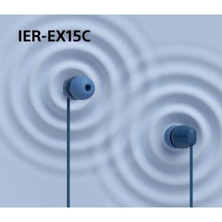 Sony IER-EX15C USB Type-C Blue - Wired Headphones