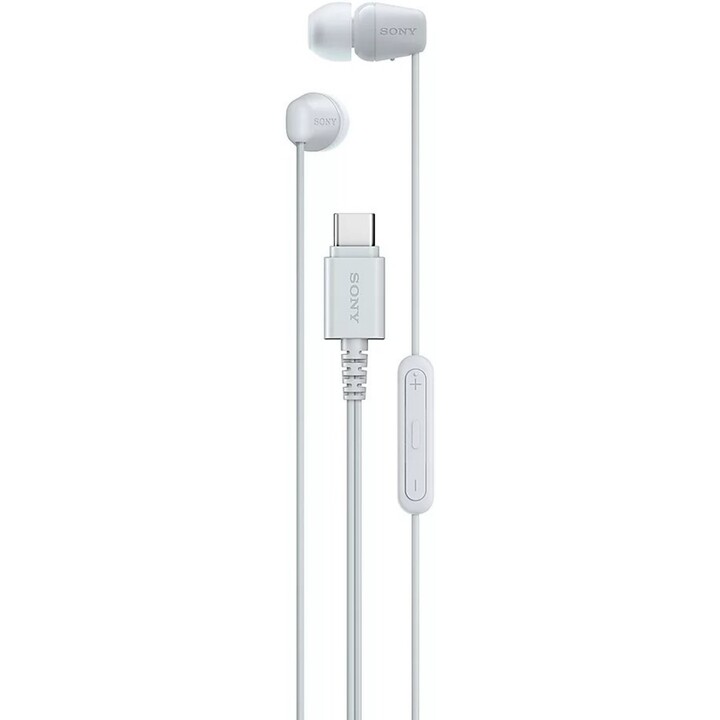 Sony IER-EX15C USB Typ C weiß – Kopfhörer mit Kabel