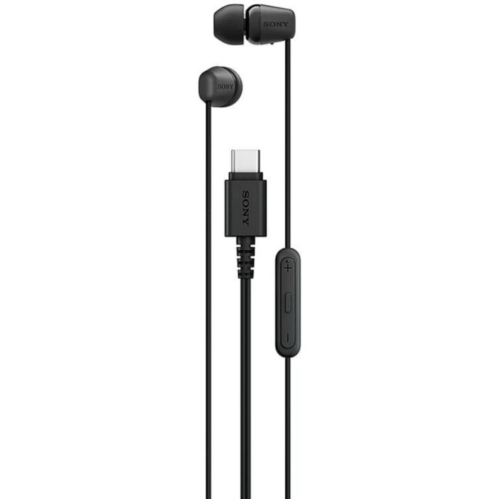 Sony IER-EX15C USB Typ C schwarz – Kopfhörer mit Kabel
