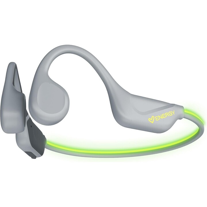 Energy Sistem VibeWave Bluetooth 5.4 Sports Headphones, 15 Hours Battery Life, Microphone, LED Lights, IPX5 Water Resistant, Mul