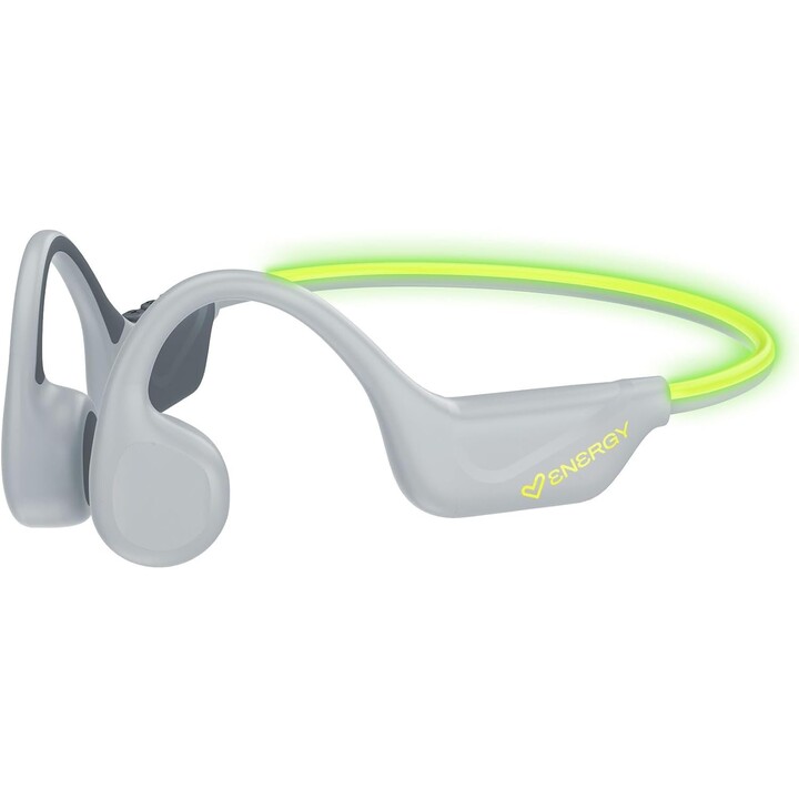 Energy Sistem VibeWave Bluetooth 5.4 Sports Headphones, 15 Hours Battery Life, Microphone, LED Lights, IPX5 Water Resistant, Mul