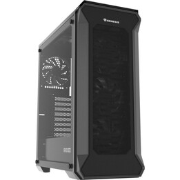 Genesis Irid 505F Midi Tower PC Tower Tempered Glass USB 3.0 Black