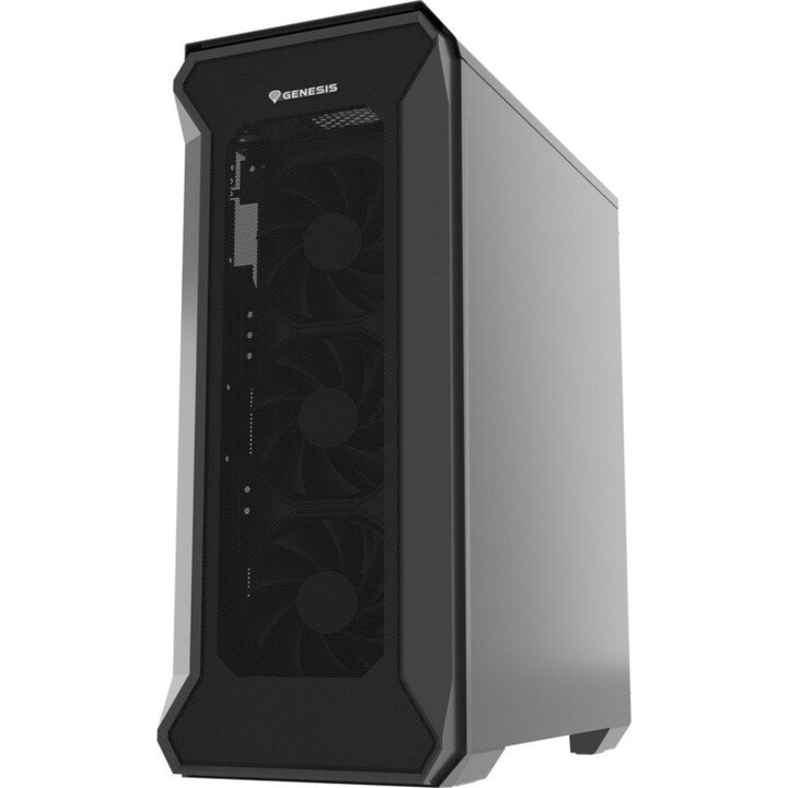 Genesis Irid 505F Midi Tower PC Torre Vidro Temperado USB 3.0 Preto