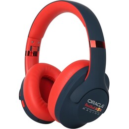 Casque Bluetooth Red Bull Racing RB-HP130 avec pilote de 40 mm, USB-C, batterie 11 heures, port AUX, pliable
