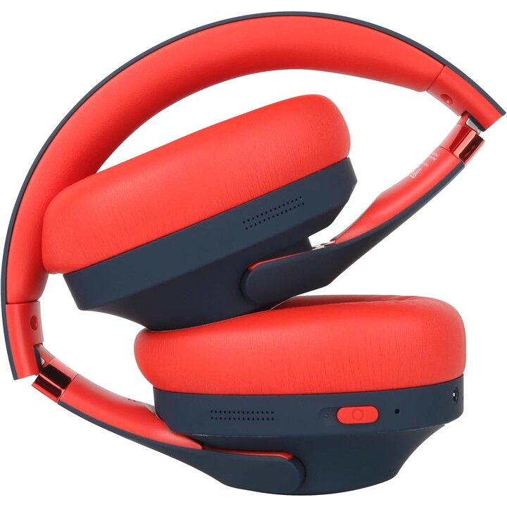 Casque Bluetooth Red Bull Racing RB-HP130 avec pilote de 40 mm, USB-C, batterie 11 heures, port AUX, pliable