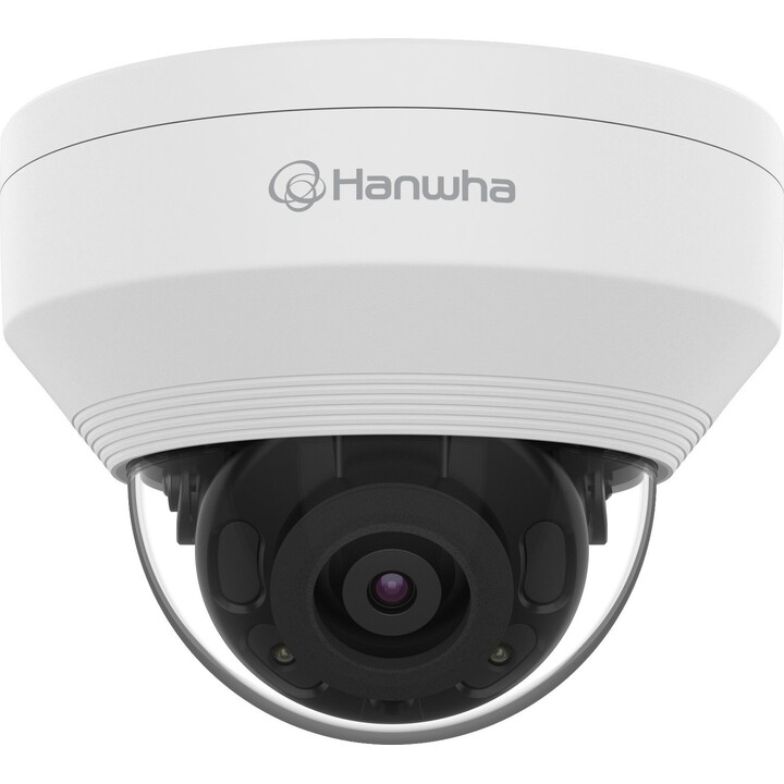 Hanwha QNV-6022R: 2MP IR Vandal-Resistant Dome IP Camera, 4mm Fixed Lens, WDR 120dB, IR 25m, 30fps