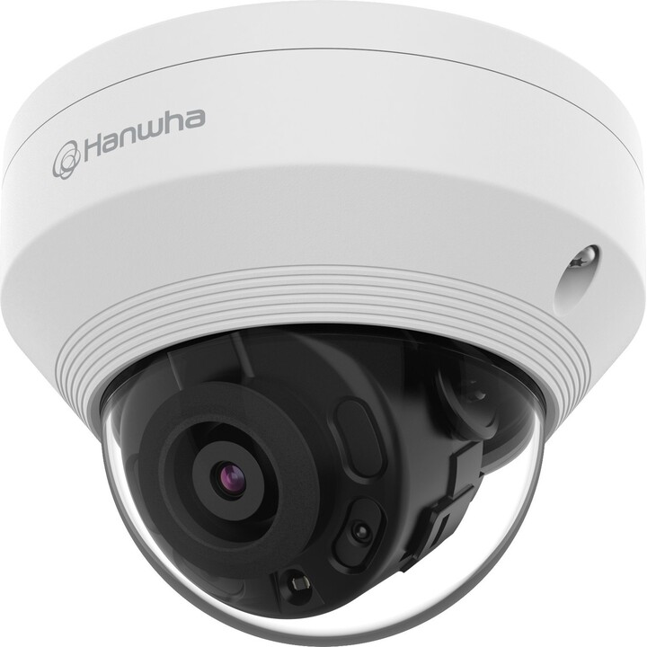 Hanwha QNV-6022R: 2MP IR Vandal-Resistant Dome IP Camera, 4mm Fixed Lens, WDR 120dB, IR 25m, 30fps