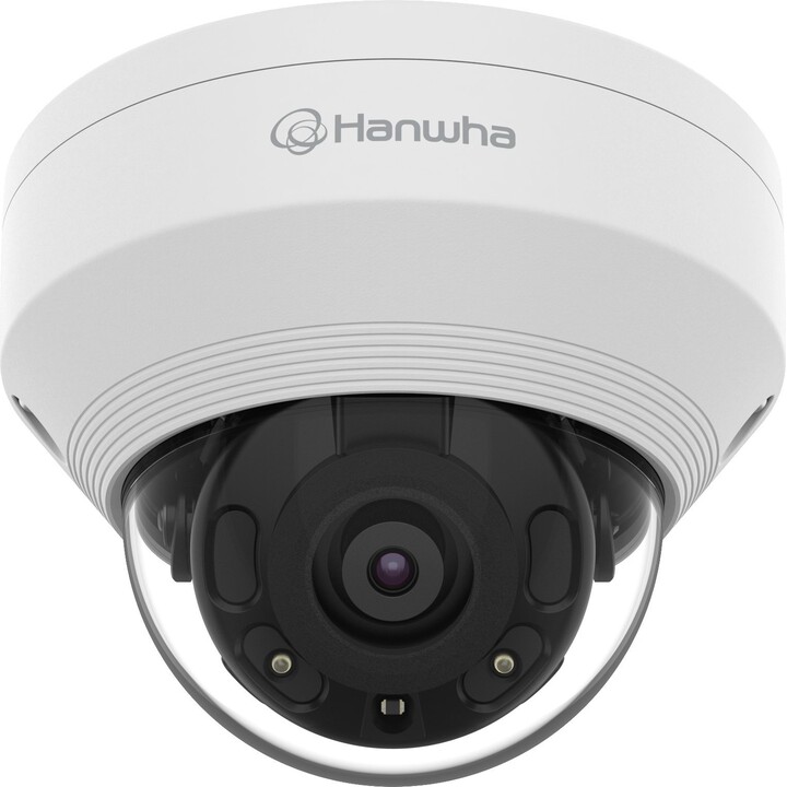 Hanwha QNV-6022R: 2MP IR Vandal-Resistant Dome IP Camera, 4mm Fixed Lens, WDR 120dB, IR 25m, 30fps