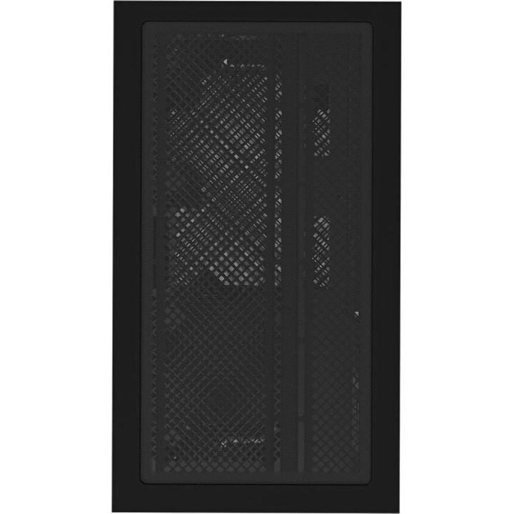 Gigabyte C201 Tower Case panoramico nero per PC ATX con vetro temperato, illuminazione RGB e 3 ventole