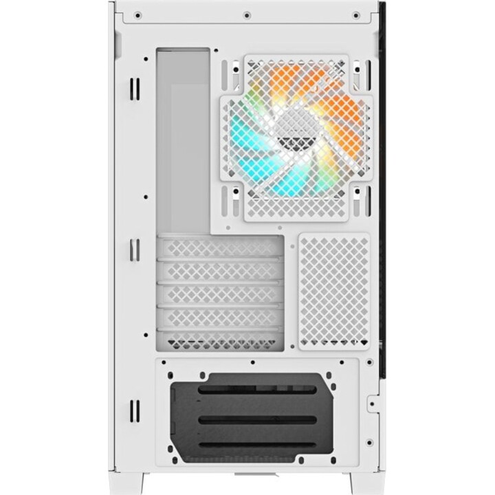 Gigabyte C201 PANORAMIC ICE Bianco RGB Midi Tower PC Case con vetro temperato, ATX