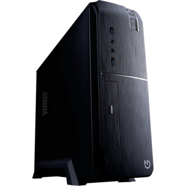 Hiditec SLM20 PRO PC Tower USB 3.0 Black with audio input and output