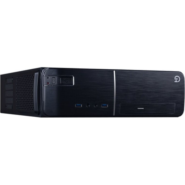 Hiditec SLM20 PRO PC Tower USB 3.0 Black with audio input and output