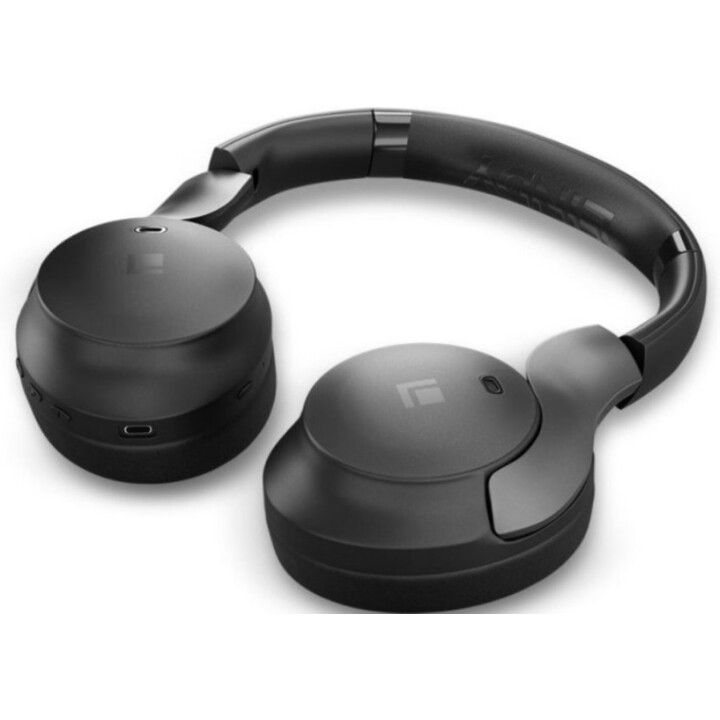 LINDY Kabellose Kopfhörer Aktive Geräuschunterdrückung, Bluetooth 5.3, 55h Akku, Schwarz