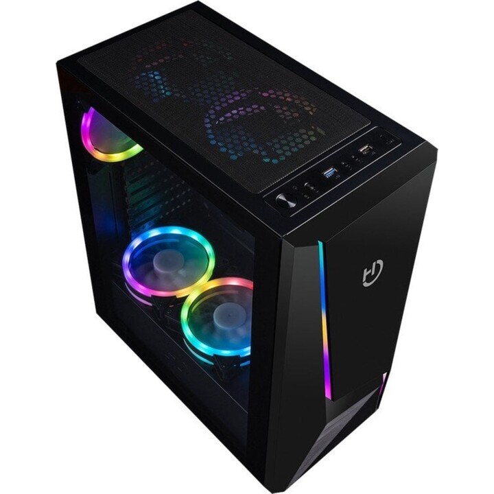 Hiditec V20 PRO ARGB PC Tower in vetro temperato USB 3.0 CE, RoHs