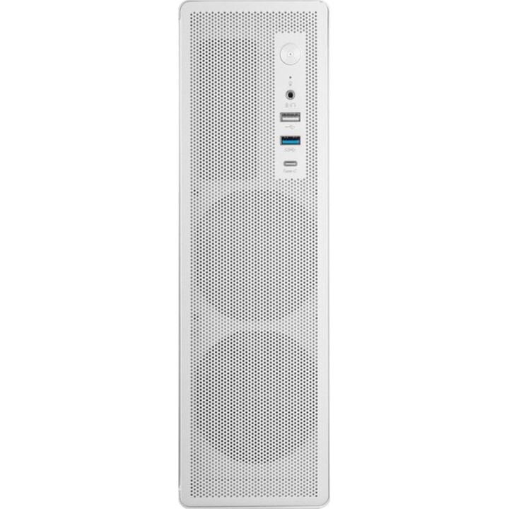 Tacens Aeroslim500 PC Tower, Slim Microatx PC Case, TFX 500W Power Supply, FDB 90mm Fan, White