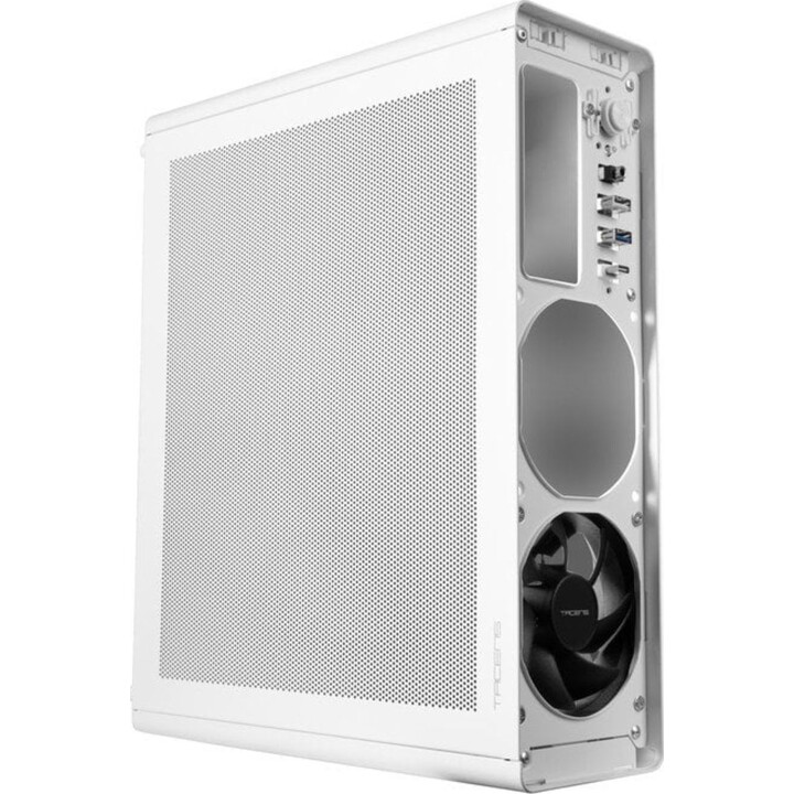 Tacens Aeroslim500 PC Tower, Slim Microatx PC Case, TFX 500W Power Supply, FDB 90mm Fan, White