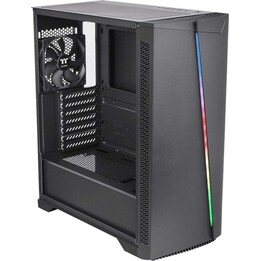 Thermaltake H350 TG RGB PC Tower mit gehärtetem Glas und USB 3.1 – Schwarz