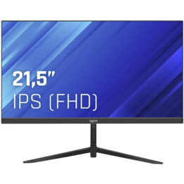 iggual - Monitor Full HD da 21,5 pollici, schermo LED con pannello IPS, monitor con cornice ultra sottile 1920x1080, 100Hz e tem