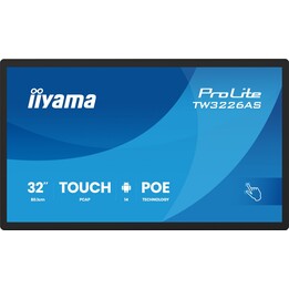 iiyama TW3226AS-B3P Panel PC 32 pouces avec Android 14+GMS, Octa-core RK3576 SoC, 4GB Storage, 32GB PCAP, 10-Point Touchscreen, 