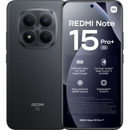 Xiaomi Redmi Note 15 Pro+ 5G, 8GB 256GB, 6.83 AMOLED, 6500mAh, Black