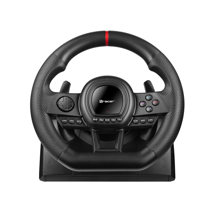 Controlador de jogo Tracer TRAJOY47345 Preto Volante + pedais PlayStation 4, PlayStation 3, Xbox One, Xbox 360, Switch, PC