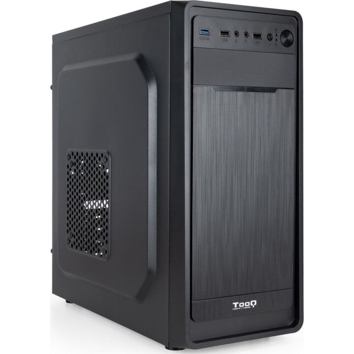 TooQ TQC-5701U3C-B Midi Tower USB 3.0 PC Tower Schwarz