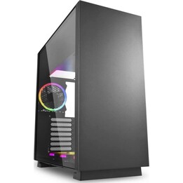 Tower PC Sharkoon Pure Steel RGB con vetro temperato e USB 3.1 - Nero