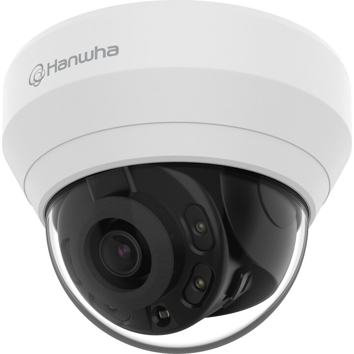 Hanwha Techwin WiseNet QND-7012R Câmara IP de Cúpula Interior IR 4MP, Lente Fixa de 2,8 mm, WDR 120dB, IR 20m