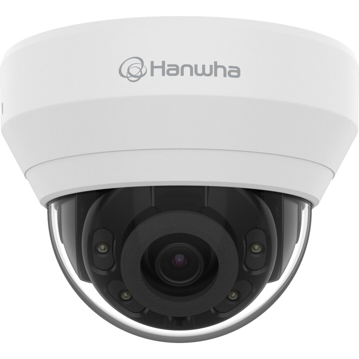 Hanwha Techwin WiseNet QND-7012R Caméra IP dôme d'intérieur IR 4MP, objectif fixe 2.8mm, WDR 120dB, IR 20m