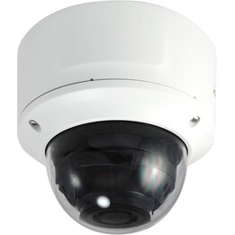 LevelOne FCS-3098 Caméra IP dôme varifocale Gemini 8MP, objectif motorisé 2,7-13,5mm, H.265, LED IR 30m, panoramique/inclinaison