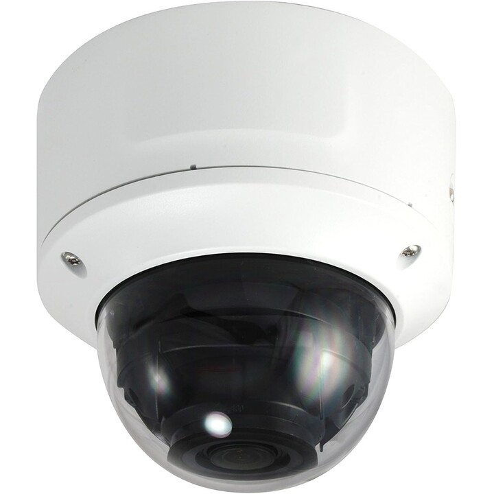 LevelOne FCS-3098 Caméra IP dôme varifocale Gemini 8MP, objectif motorisé 2,7-13,5mm, H.265, LED IR 30m, panoramique/inclinaison
