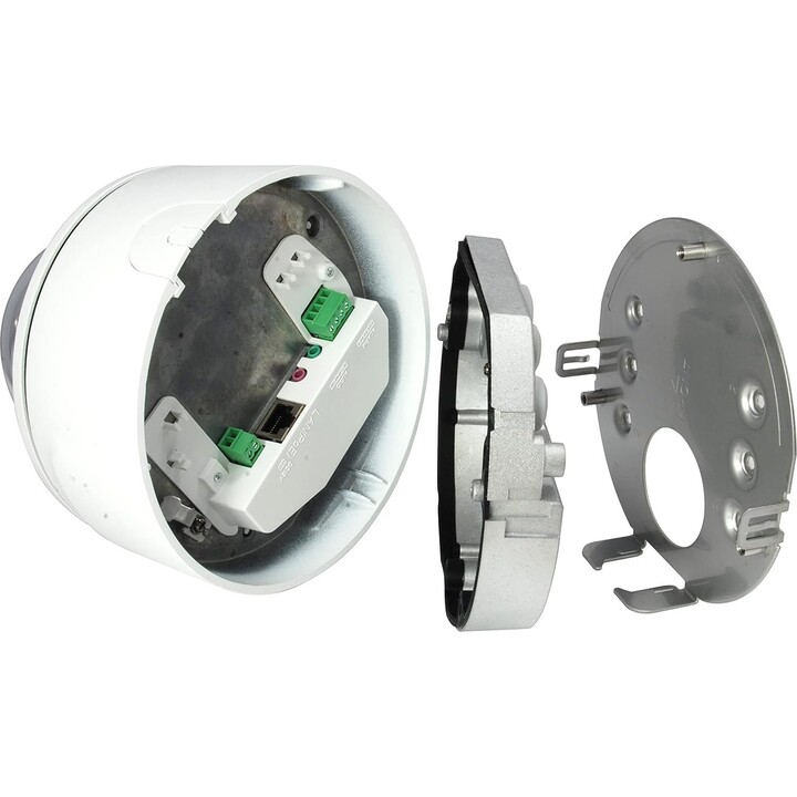 LevelOne FCS-3098 Caméra IP dôme varifocale Gemini 8MP, objectif motorisé 2,7-13,5mm, H.265, LED IR 30m, panoramique/inclinaison