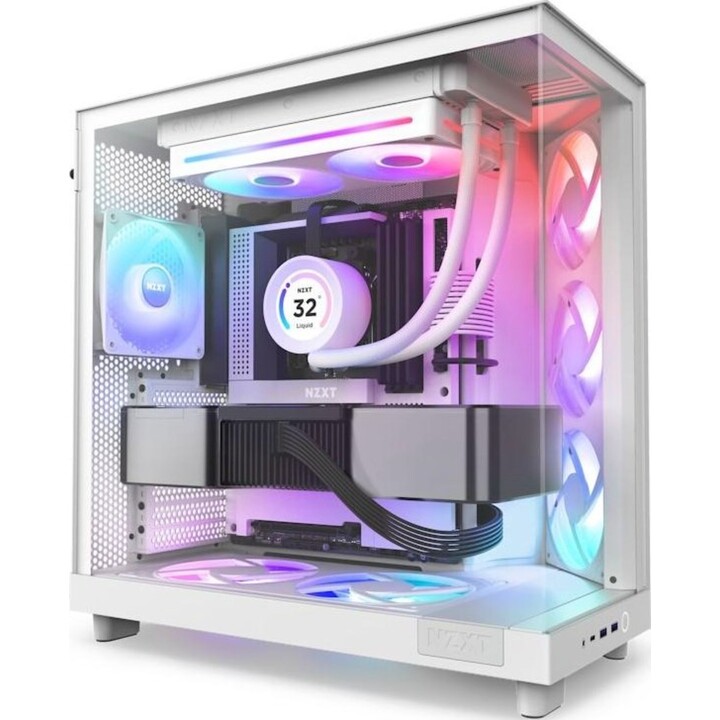 Ventole ausiliarie NZXT F240 RGB Core 240 mm bianche