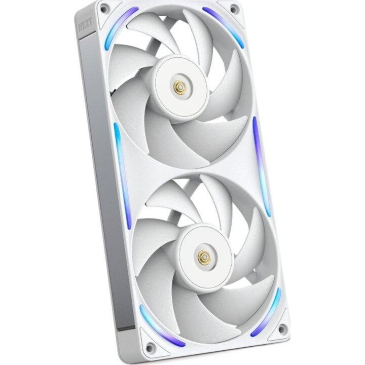 Ventilador suplementario NZXT F240X 240 mm 3100 RPM RGB blanco doble ventilador