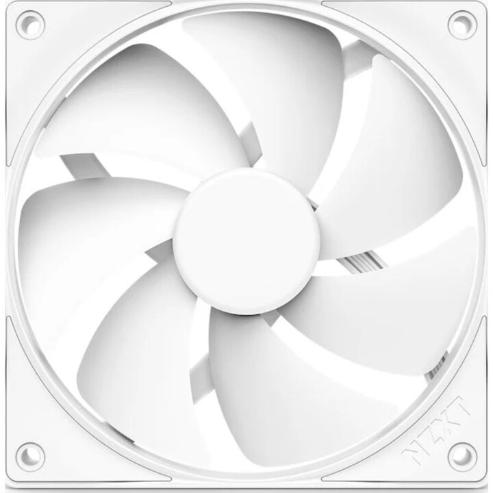 NZXT F120P, White Case Fan, 500 RPM - 2000 RPM, 30 dB