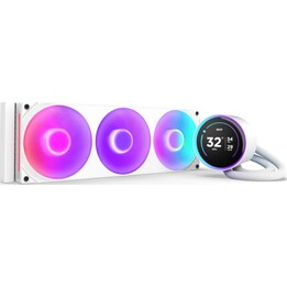 NZXT Kraken Elite 360 RGB Kit Refrigeración Líquida con Pantalla IPS 360mm Blanco