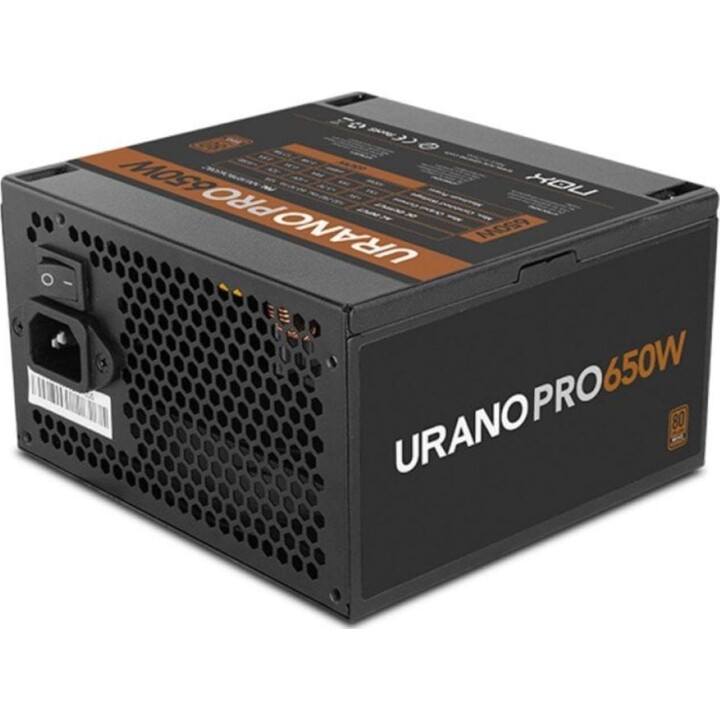 NOX 650-W-Netzteil, 80 PLUS Bronze-zertifiziert, Urano PRO, 120-mm-Lüfter