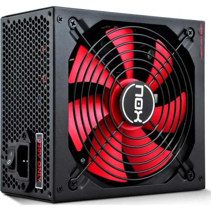 Alimentatore Nox NX da 650 W con ventola da 140 mm, compatibile con SLI e Crossfire