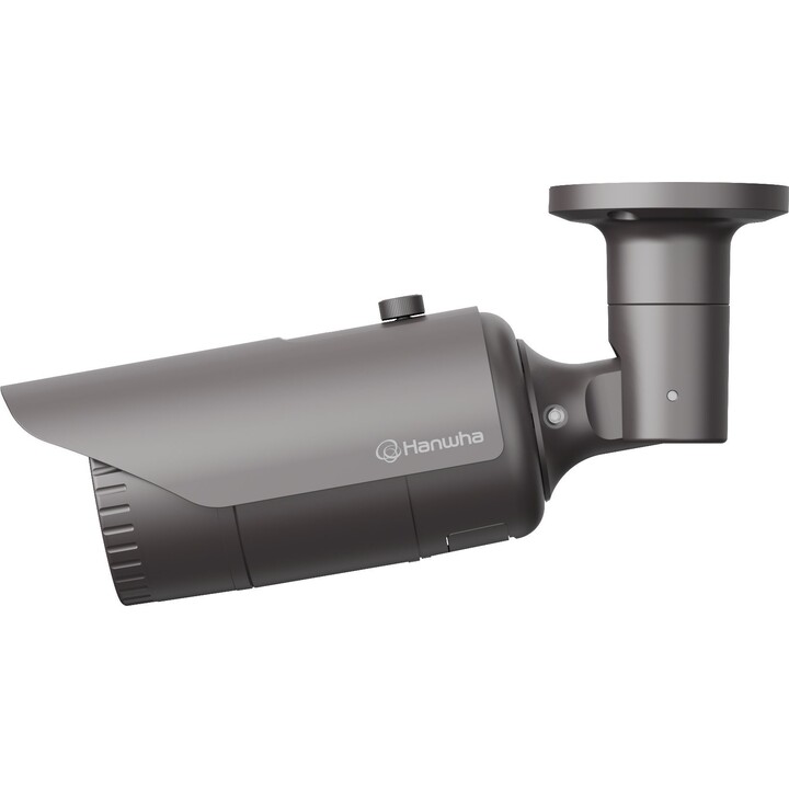 Hanwha Techwin QNO-6082R Câmara IP de Bala IR WiseNet Q 2MP, Lente Varifocal Motorizada de 3,2-10mm, WDR 120dB, IR 30m