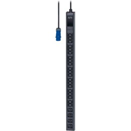 APC EPDU1116B Easy Rack PDU Basic 0U Vertical, 1-Phase 3.7kW 230V 16A, 24 Sorties (20x C13 + 4x C19), IEC60309 2P+E Entrée