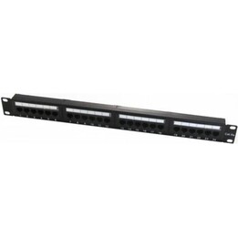 Rack & Cablagem WP de 19 pés Painel de ligação WP Cat.6a UTP 24 portas RJ45 1U