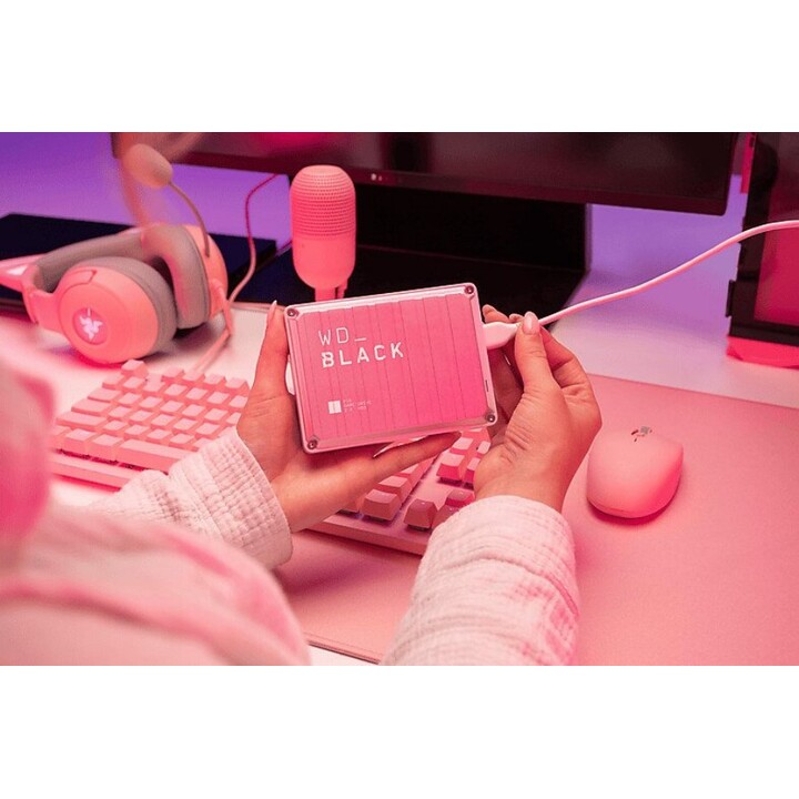 Wd External Hd P10 Game Drive 4tb Rosa 2.5 Wdbz7d0040bpk-wesn Rosa