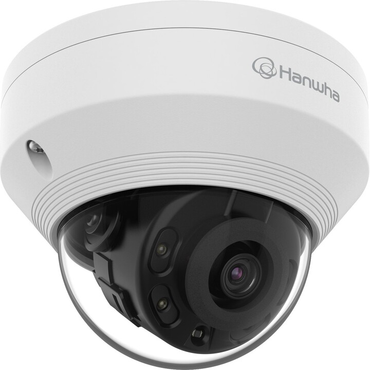 Hanwha Techwin QND-6012R Caméra IP dôme IR 2MP, objectif fixe 2,8mm, WDR 120dB, IR 20m