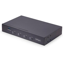 StarTech P4A20132-KM-SWITCH: 4-Port USB 3.0 KM Switch, Mouse Roaming, Audio Switching, HID Support